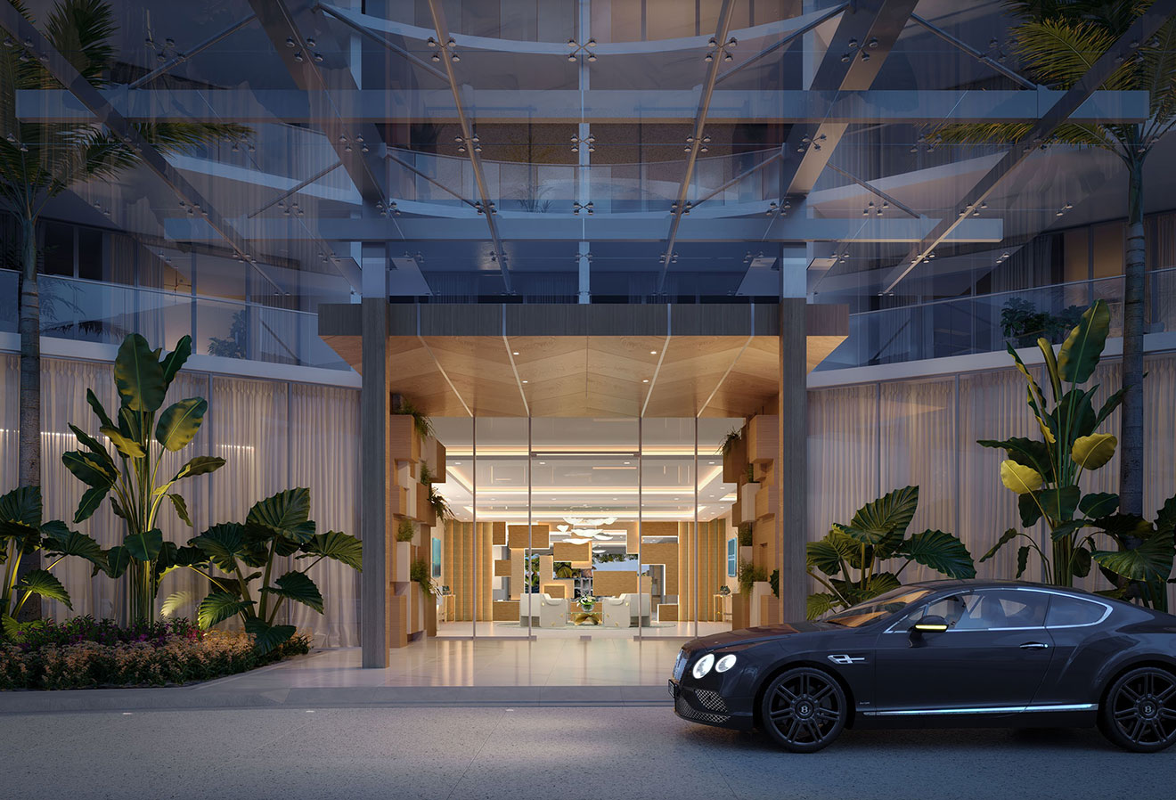 Boca Beach House Luxury Residences and Marina - Rendering